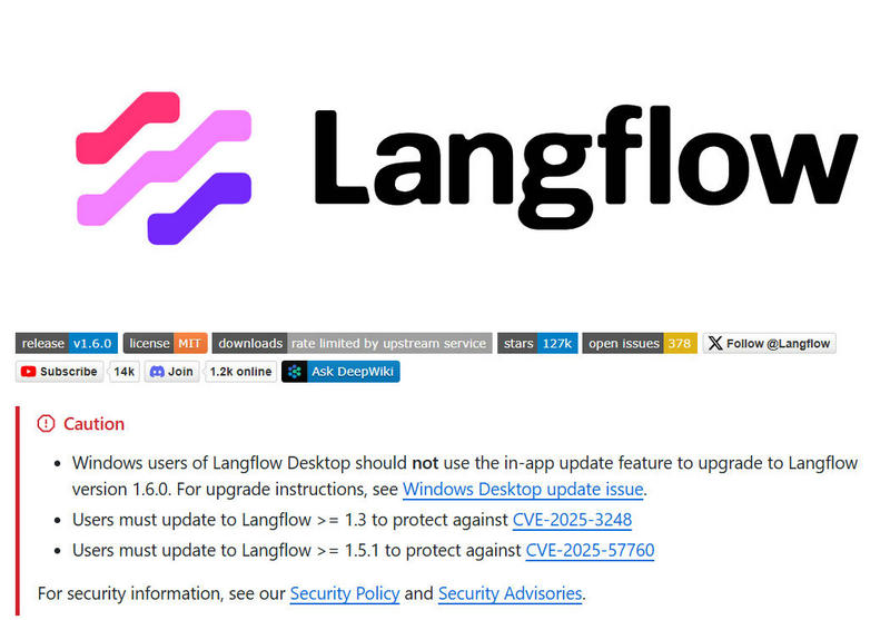 langflow CVE-2025-3248漏洞