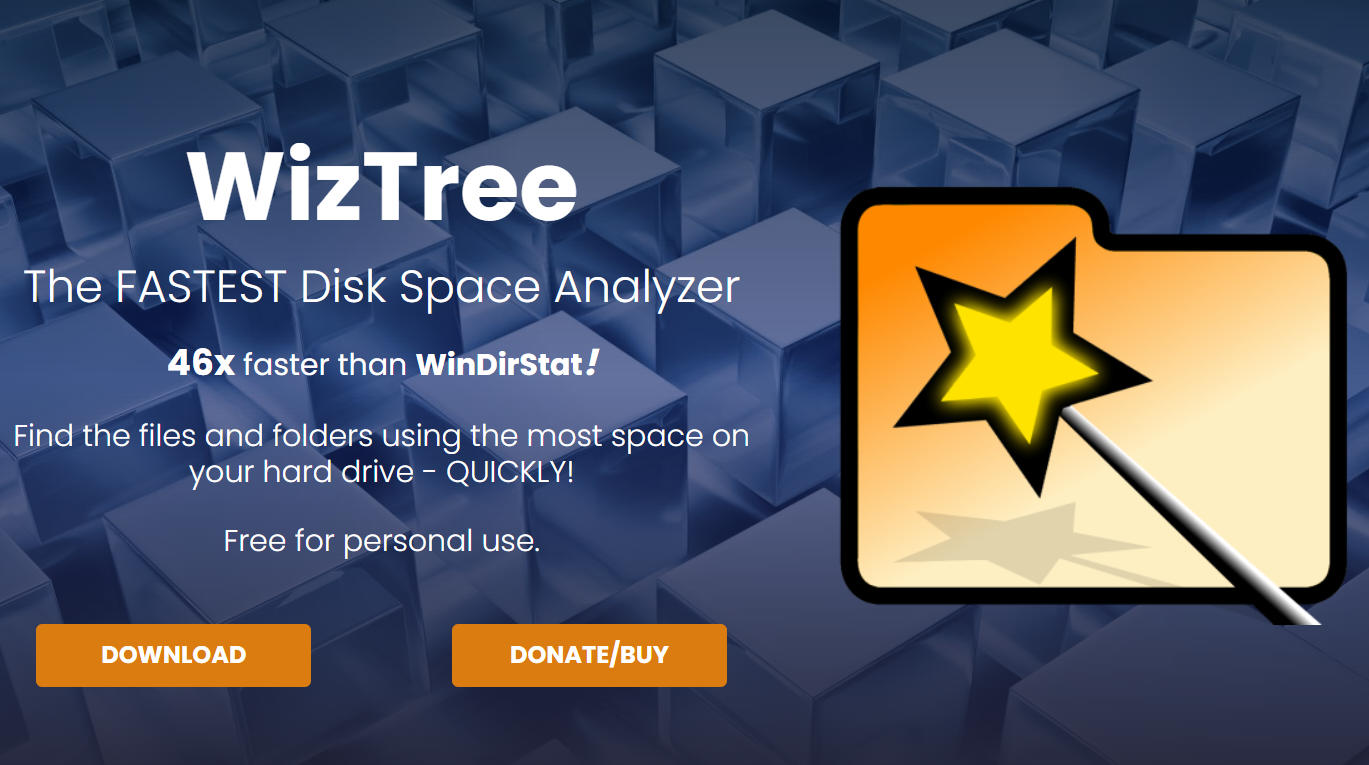 WizTree：Windows最强磁盘空间分析工具，1秒清理C盘